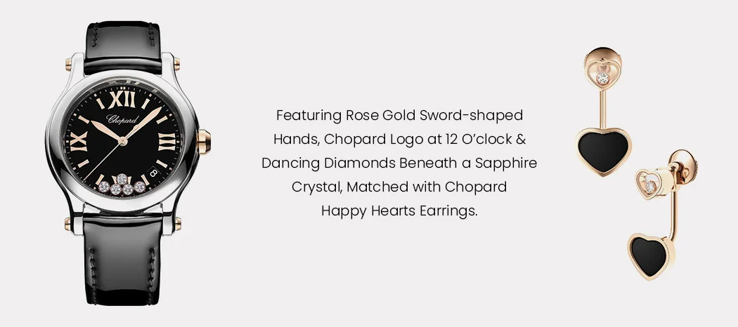 A Sophisticated Chopard Pairing of a Graceful Timepiece and Radiant Jewellery