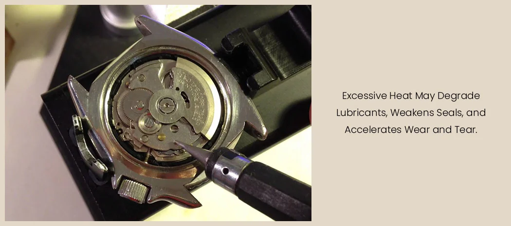 Heat & Sudden Temperature Changes Stress the Movement