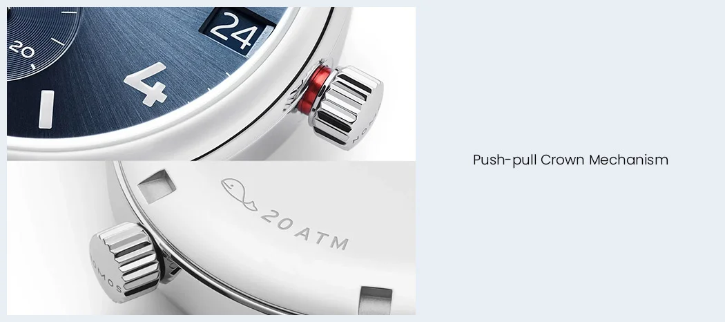 push-pull crown