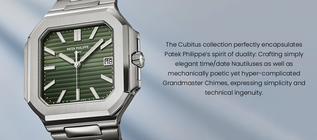 Cubitus Reference 5821/1A-001 – Stainless Steel Case, Green Dial, Time/Date