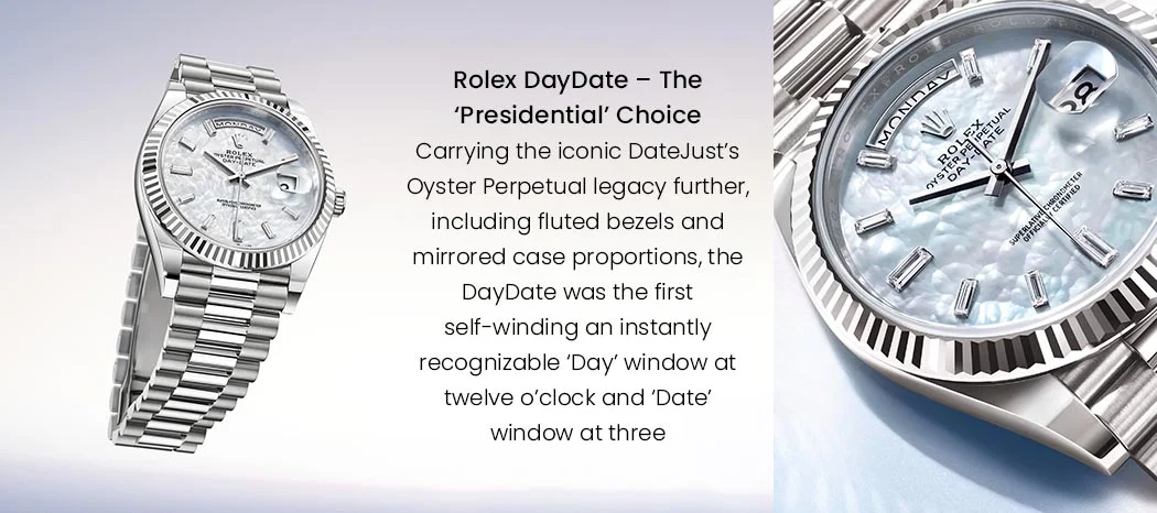 Origins: Rolex Day-Date – The ‘Presidential’ Choice
