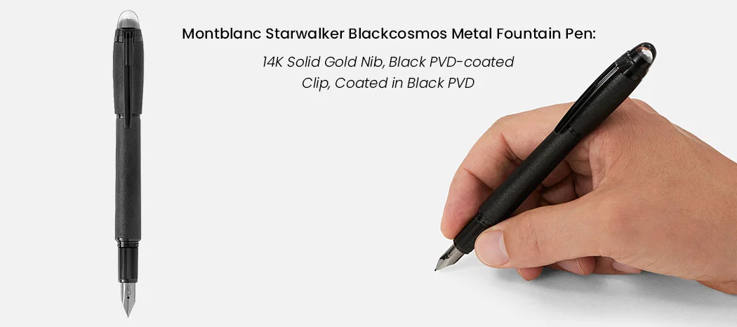MONTBLANC Starwalker Blackcosmos Metal Fountain Pen