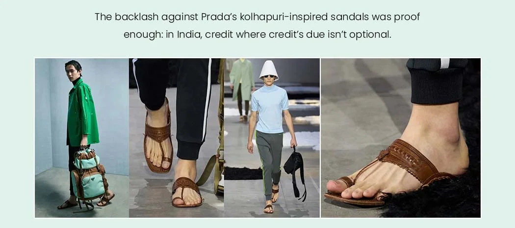 Prada Kolhapuri Sandals