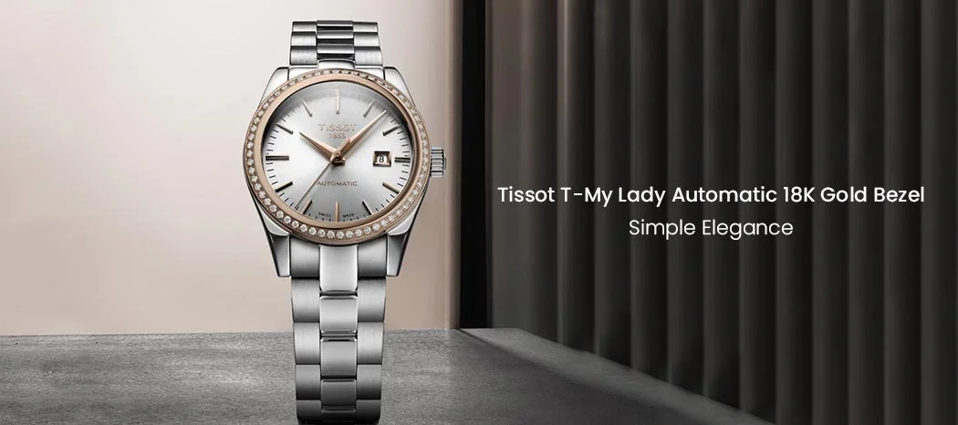 Tissot T-My Lady Automatic 18K Gold Bezel
