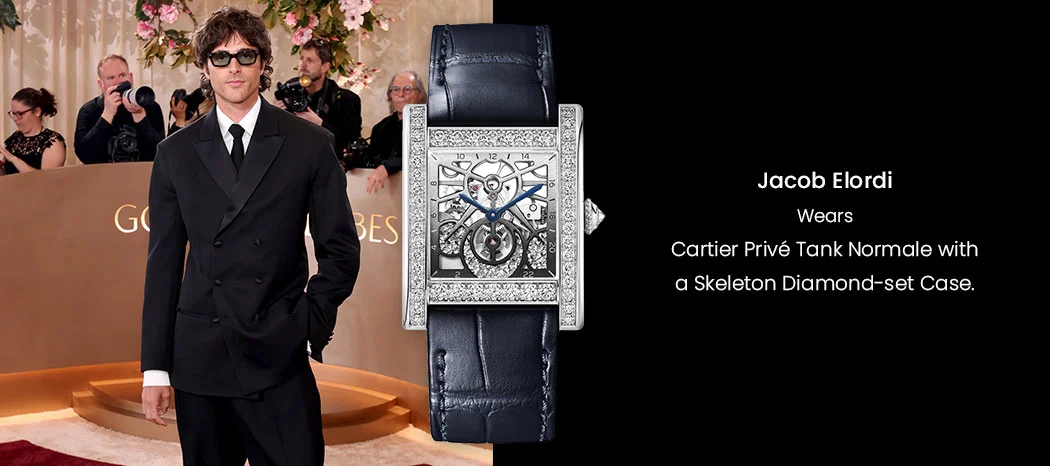Jacob Elordi - The Cartier Prive Tank Normale