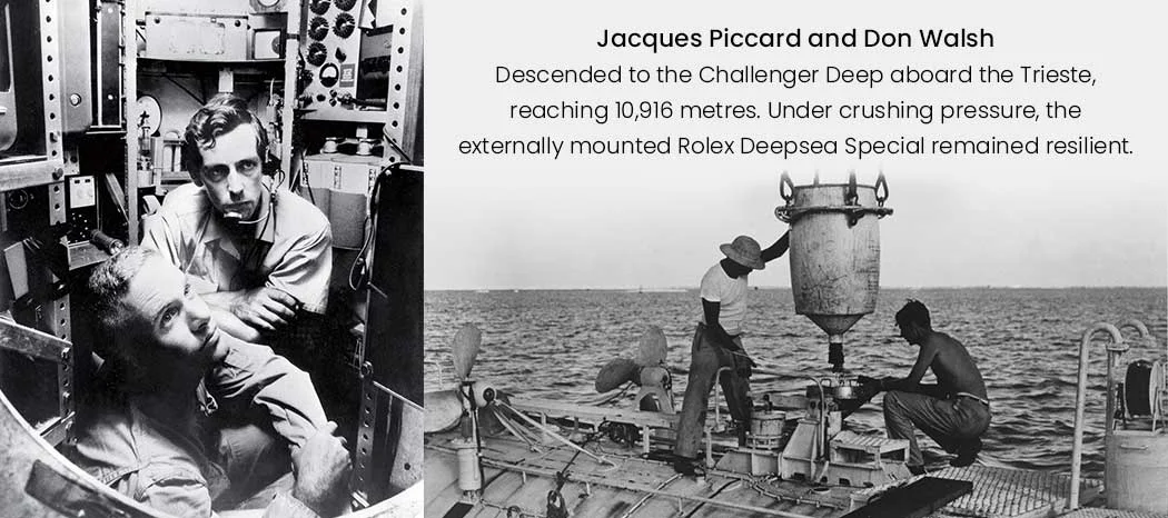 Jacques Piccard & U.S. Navy Lieutenant Don Walsh’s Challenge of Greatness (1960)