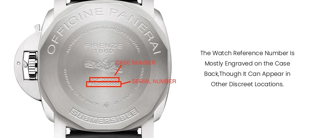 Where to Find a Watch Reference Number