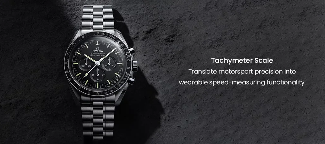 Tachymeter Scale/ Perforated Straps