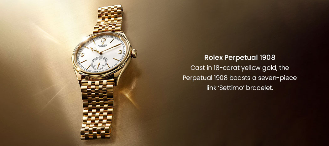 Rolex Perpetual 1908 – Timeless Geometrics