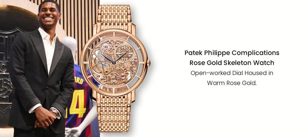 Patek Philippe Complications Rose Gold Skeleton Watch
