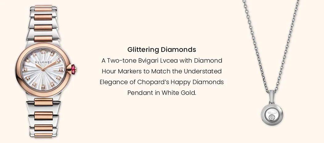 Chopard Happy Diamonds Icons & Bvlgari Lvcea