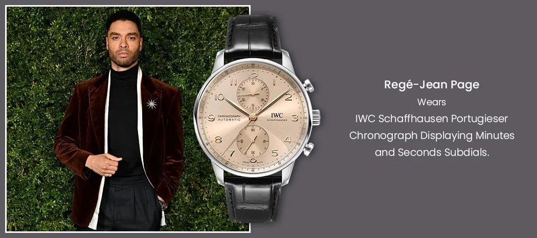 Regé-Jean Page - IWC Schaffhausen Portugieser Chronograph