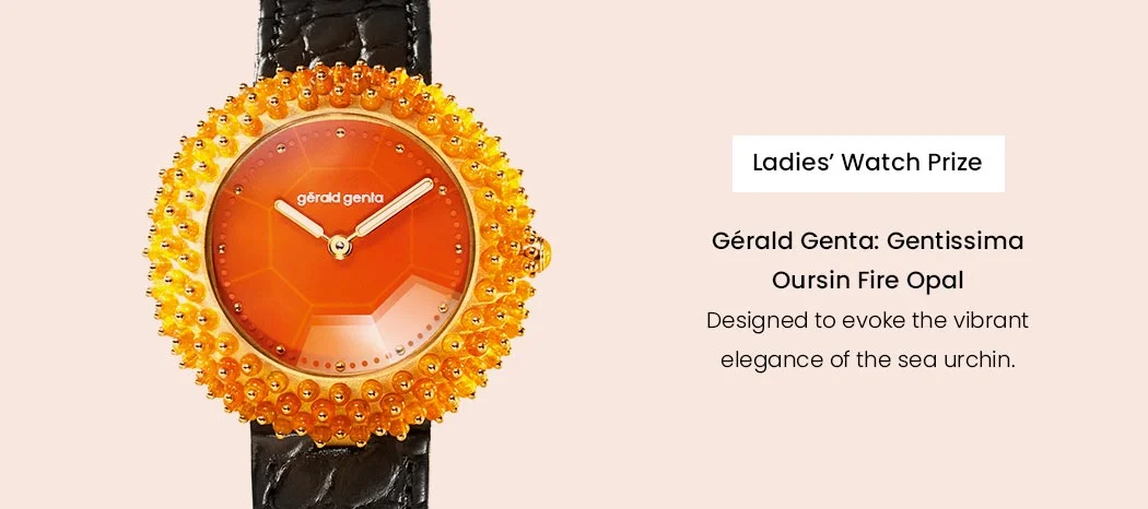 Ladies’ Watch – Gérald Genta: Gentissima Oursin Fire Opal
