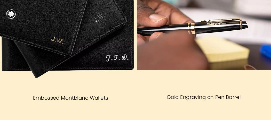 Embossed Montblanc Wallets