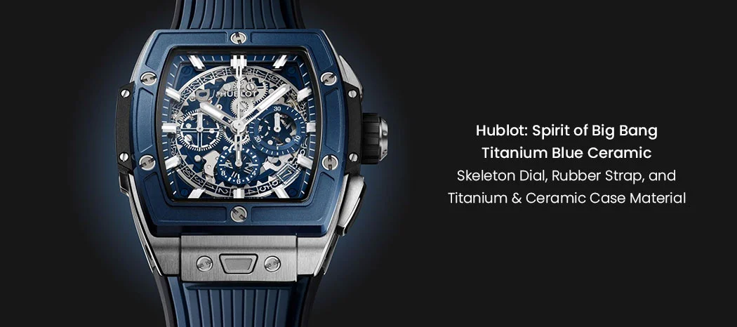 HUBLOT: Spirit of Big Bang Titanium Blue Ceramic