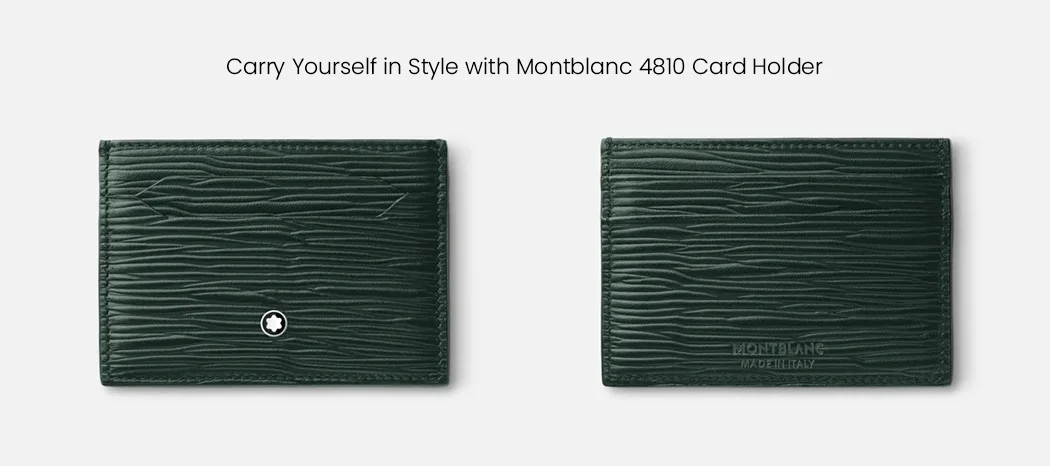 Carry Yourself in Style with Montblanc 4810