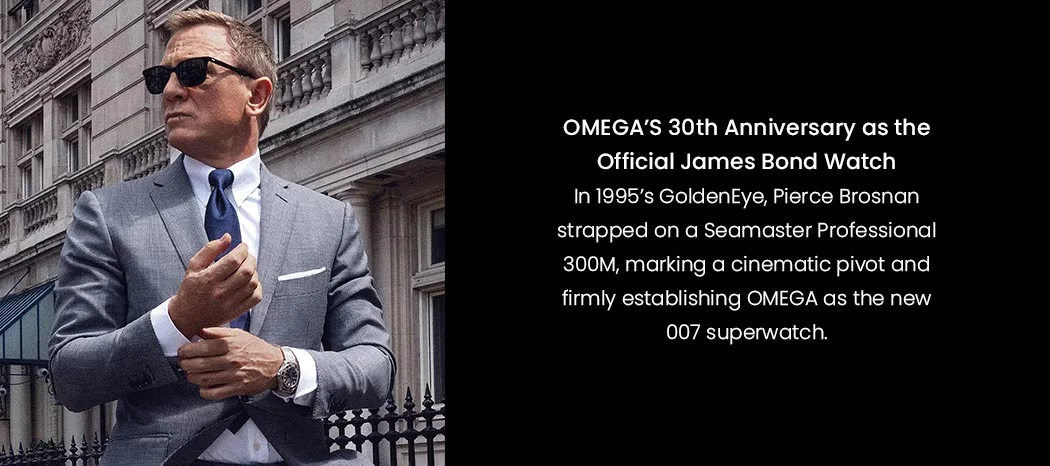 OMEGA’S 30th Anniversary as the Official James Bond Watch