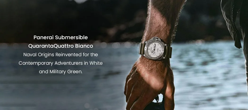 Panerai Submersible QuarantaQuattro Bianco