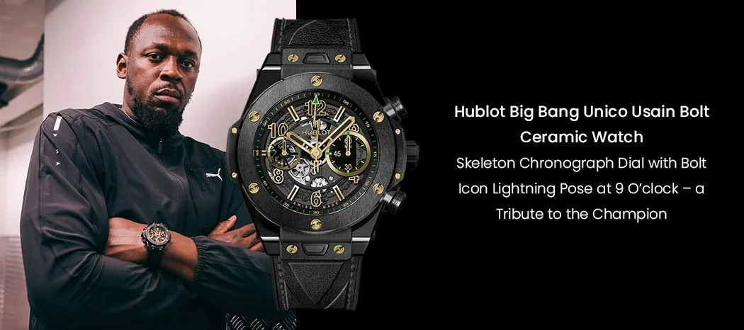 Hublot Big Bang Unico Usain Bolt Ceramic Watch