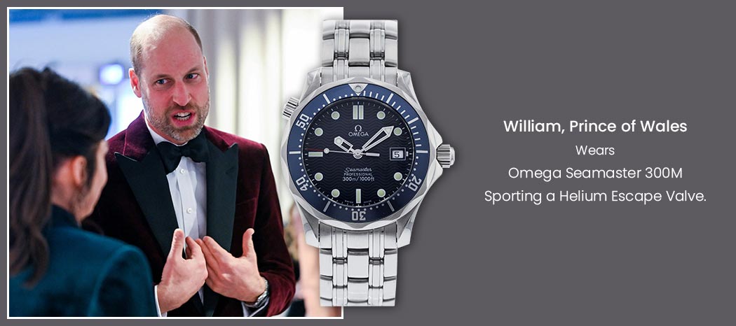 Prince William- Omega Seamaster 300M 