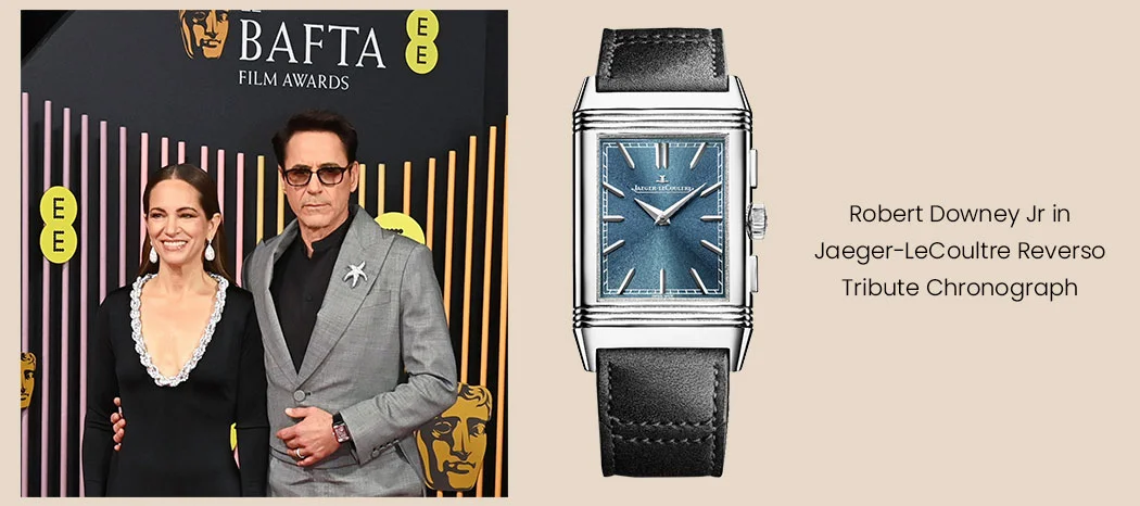 Robert Downey Jr, Jaeger-LeCoultre Reverso Tribute Chronograph