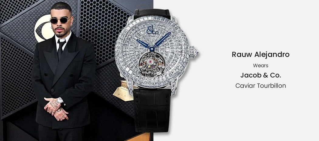 Rauw Alejandro - Jacob & Co. Caviar Tourbillon