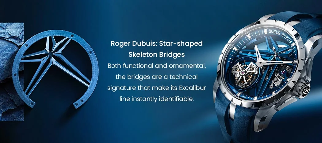 Roger Dubuis: Star-shaped Skeleton Bridges