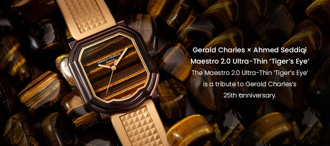 Gerald Charles × Ahmed Seddiqi Maestro 2.0 Ultra-Thin ‘Tiger’s Eye’