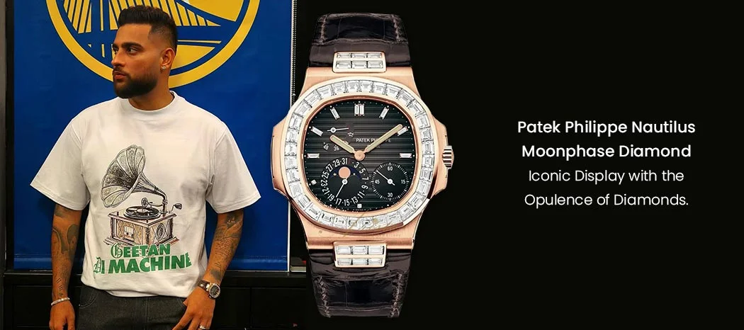 Patek Philippe Nautilus Moonphase Diamond