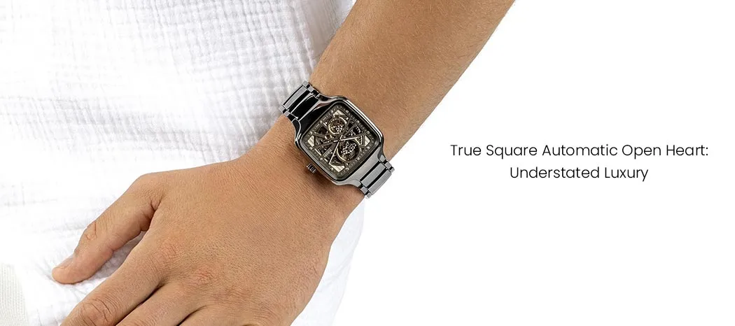 True Square Automatic Open Heart