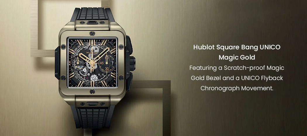 Hublot Square Bang Unico Magic Gold