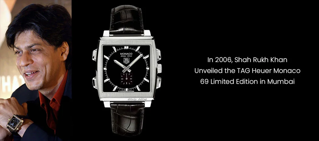 In 2006, Shah Rukh Khan Unveiled the TAG Heuer Monaco 69 Limited Edition in Mumbai