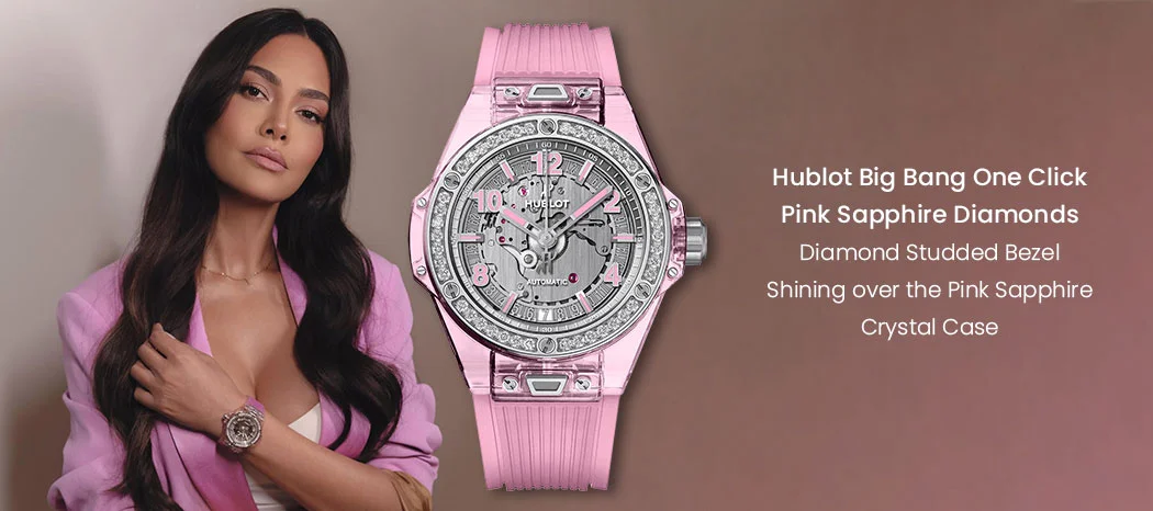 Hublot Big Bang One Click Pink Sapphire Diamonds