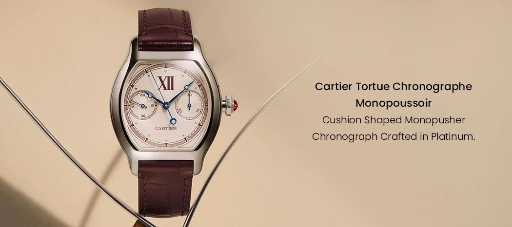 Cartier Tortue Chronographe Monopoussoir
