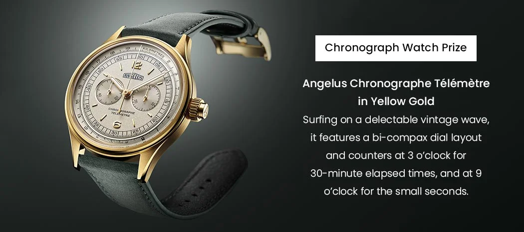 Chronograph – Angelus Chronographe Télémètre in Yellow Gold