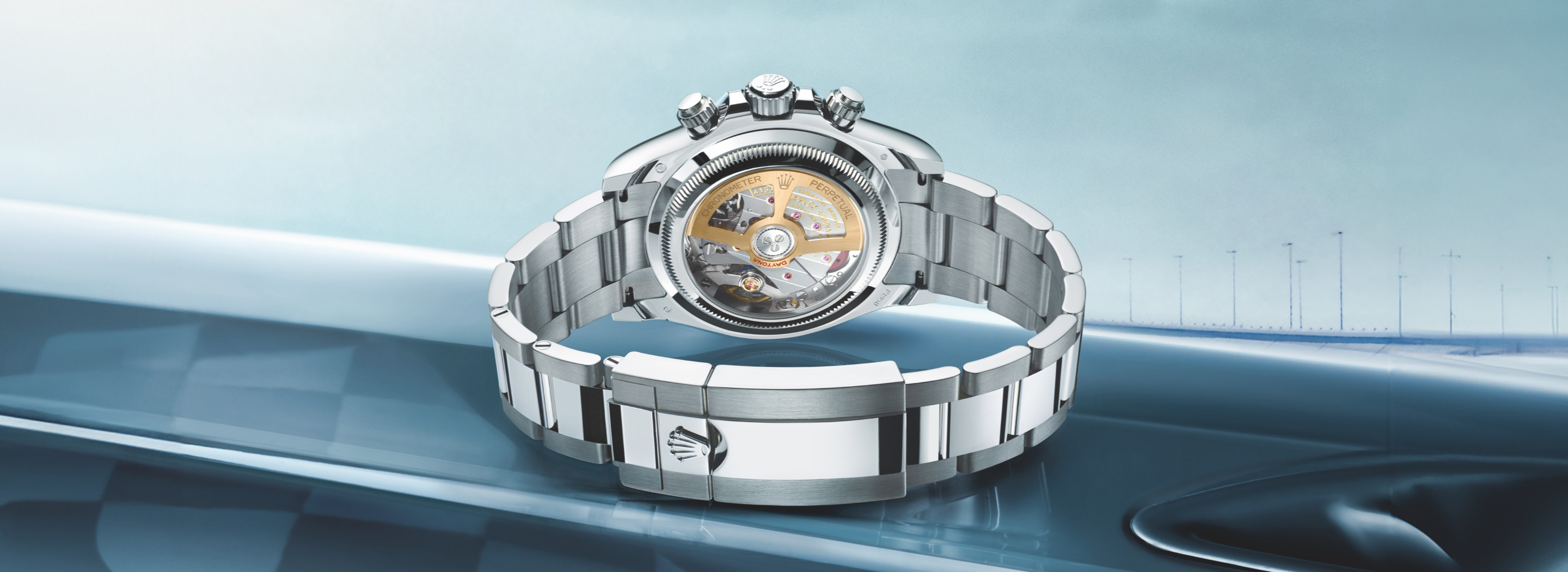 Rolex Cosmograph Daytona Oyster, highlighting Calibre 4131 movement