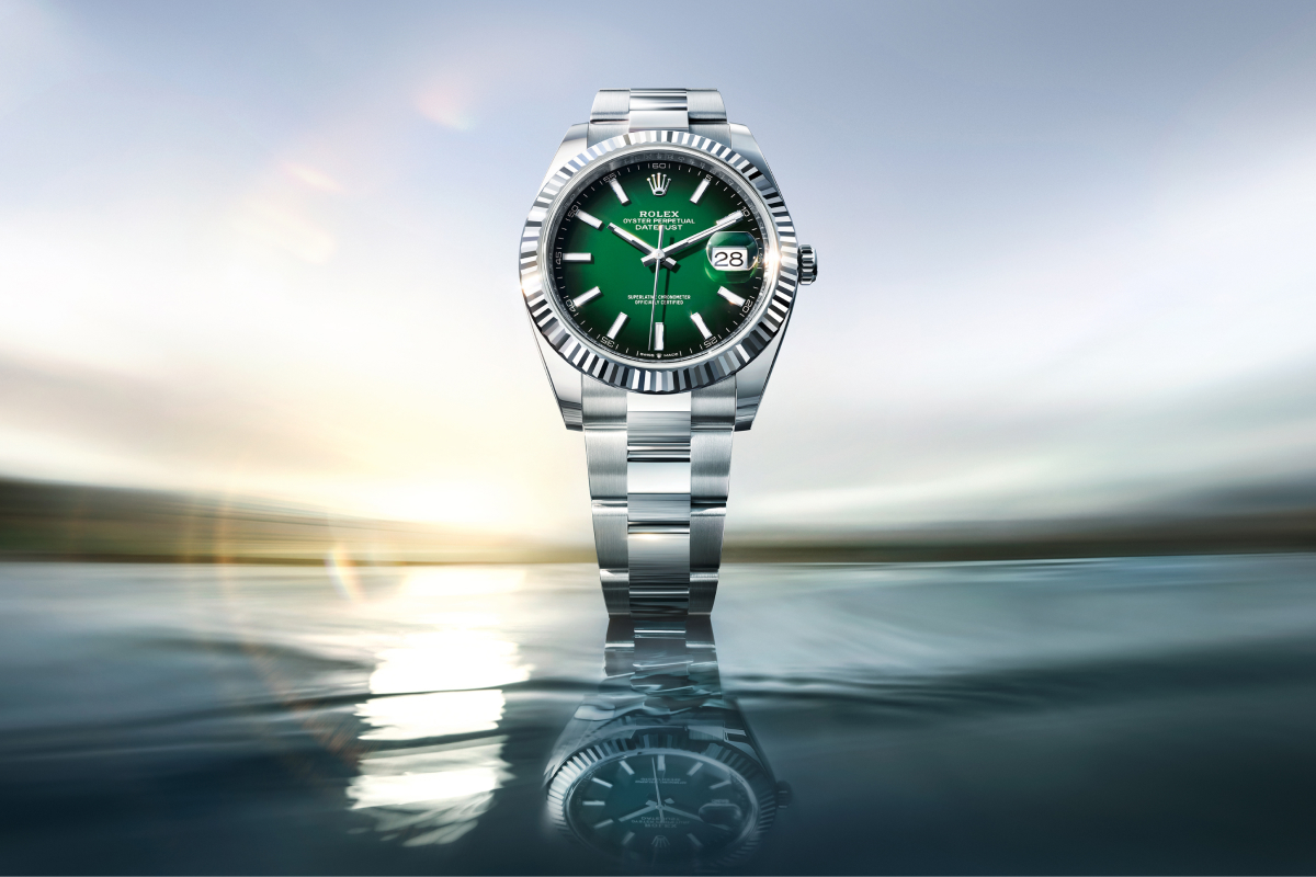 New Rolex Datejust 41 Watch Front Angle